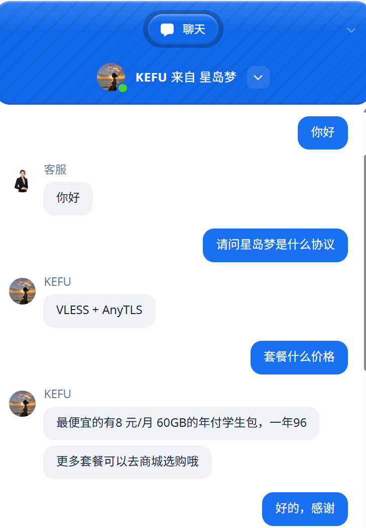 客服响应测试 ①